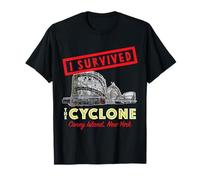 Divertente ciclone Coney Island Brooklyn Vintage NY New York Maglietta