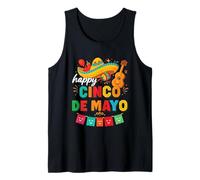 Divertente Cinco De Mayo Taco messicano Let's Fiesta Canotta