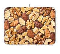 Divertente Cioccolato Noce Torta Cucina Contatore Gadget Asciugatura Stuoia Piatto grande Stuoia di essiccazione 18 x 24