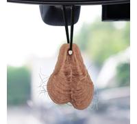 Divertente ciondolo 3D a forma di pene per specchietto posteriore dell'auto, decorazione per parodia, albero di Natale