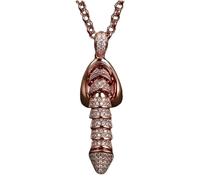 Divertente ciondolo con pene erettile, collana sexy a forma di stelo creativo, collana personalizzata con ciondolo creativo per il sesso, regalo per ornamento con ciondolo in piedi per ragazze ( Color