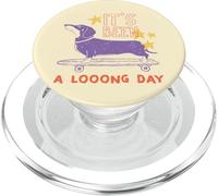 Divertente Citazione Cane Skateboard Dopo Una LUNGA Giornata PopSockets PopGrip per MagSafe