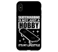 Divertente citazione di skateboarding Custodia per iPhone XS Max