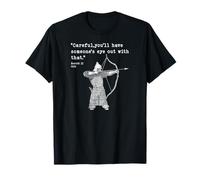 Divertente citazione di storia medievale battaglia umorismo re Harold 1066 Maglietta