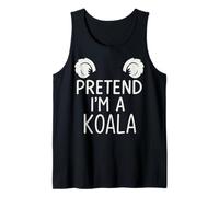 Divertente Citazione Pretend I'm a Koala Cute Animal Lovers Costume Canotta