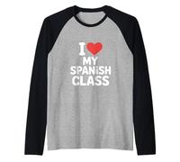 Divertente i Spagnolo dicendo Che Amo i Miei Studenti Maglia con Maniche Raglan