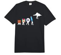 Divertente Cloud Evolution Computer Science Programmer Nerd Comfort Colors Adult Heavyweight T-Shirt