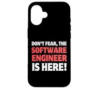 Divertente codificatore e ingegnere del software Custodia per iPhone 16