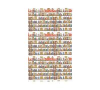 Divertente collezione di scaffali per libri e scale stampa bandiera decorativa per esterni per tutte le stagioni modello su un solo lato cortile portico patio