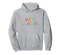 Divertente colorato insegnante di matematica dalmata Dot Felpa con Cappuccio