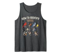 Divertente Come identificare Gli Uccelli Birding Humor Bird Watcher Canotta
