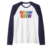 Divertente Compleanno Crew Boy Girl Candy Cheers To Plan 7th 8th Maglia con Maniche Raglan