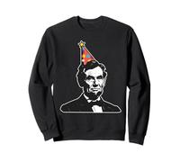 Divertente Compleanno del Presidente Abe Abraham Lincoln Felpa