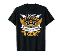 Divertente compleanno per motociclisti - Shift Up a Gear Moto Rider Bike Maglietta