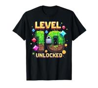 Divertente compleanno ragazzo livello 10 sbloccato, È il mio decimo compleanno Maglietta