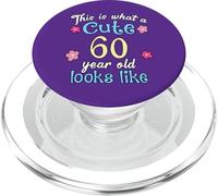 Divertente compleanno This Is What A Cute 60 Sessantenne Look PopSockets PopGrip per MagSafe