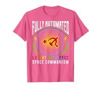 Divertente Comunismo Gay Meme Completamente Automatizzato Lusso Gay Spazio Maglietta