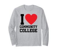 Divertente Comunità College Atletico Sport Umorismo Junior Studente Maglia a Manica