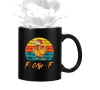 Divertente con Gallina | 350ml Coppa In Ceramica Per Bevande Calde E Fredde,Mug da Bere con Accento Gallina | per Casa Ufficio Appartamento Dormitorio Universitario Soggiorno Sala da Pranzo Aula