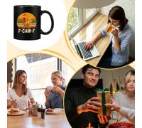 Divertente con Gallina | Coppa In Ceramica Da 350 Ml Per Acqua E Latte Caldi E Freddi | Da Caffè Novità Per La Mattina,Per Appartamento Soggiorno Sala Da Pranzo Dispensa Studio Ufficio Scuola Aula