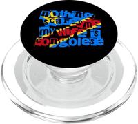 Divertente Congo RDC Niente mi spaventa, mia moglie è congolese PopSockets PopGrip per MagSafe