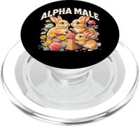 Divertente Coniglio Alfa Meme Alpha Rabbit Maschio Male PopSockets PopGrip per MagSafe