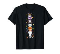 Divertente Coniglio Strega Vampiro Fantasma Halloween Bambini Uomo Donna Maglietta