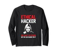 Divertente consapevolezza etica degli hacker non può risolvere stupido può caricare Maglia a Manica