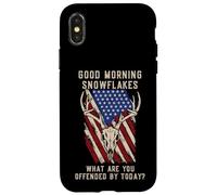 Divertente conservatore anti risveglio offeso Custodia per iPhone X/XS