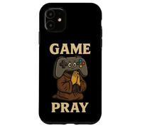Divertente Console Gamer Preghiera Monaco Retrò Giochi di parole Cristiani Custodia per iPhone 11