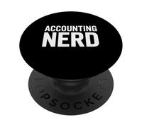 Divertente Contabilità Nerd Umorismo Dire Finanza Scherzo Donne Uomini PopSockets PopGrip Adesivo