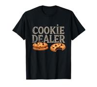 Divertente Cookie Memes Cookie Dealer Detti I Love Cookie Maglietta