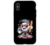 Divertente Cool Baseball Art School Kid Fun Back To School Custodia per iPhone X/XS
