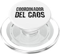 Divertente coordinatore del caos Retro Tipografia Grunge PopSockets PopGrip per MagSafe