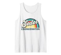 Divertente coordinatore seder Pasquale Leader ebraico della Pasqua ebraica Canotta