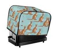 Divertente coperchio per tostapane a forma di canguro zoo, per piccoli elettrodomestici da cucina, adatto per la decorazione del tavolo da pranzo a casa