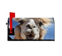 Divertente copertura magnetica per cassetta delle lettere di alpaca con lama di dimensioni standard 64,8 x 53,3 cm, copertura magnetica per cassetta delle lettere, decorazioni per la casa e il