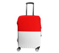 Divertente Coprivaligia Con Stampa Della Bandiera Dell'Indonesia Lavabile E Riutilizzabile Adatto Per Valigie Da 18 A 32 Pollici Elastico Protezione Decorativa Per Trolley M