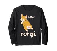 Divertente Corgi Lovers T-Shirt Nient Altro Che Corgi Graphics Maglia a Manica