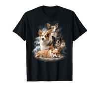 Divertente Corgi Proprietario Pet Dog Amante Uomini Bambini Maglietta