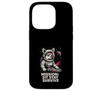Divertente Corgi Space Dog Astronauta Corgi Amante Galassia Animale Umorismo Custodia per iPhone 14 Pro