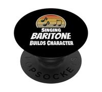 Divertente Coro Acapella Cantante Cantante Baritono Musica Musicista PopSockets PopGrip Adesivo