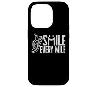 divertente corridore running smile every mile cool grafica & dicendo Custodia per iPhone 14 Pro