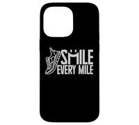divertente corridore running smile every mile cool grafica & dicendo Custodia per iPhone 14 Pro Max