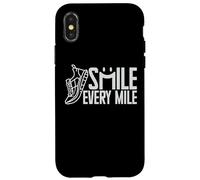 divertente corridore running smile every mile cool grafica & dicendo Custodia per iPhone X/XS