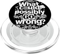 Divertente cosa potrebbe andare storto Legge di Murphy PopSockets PopGrip per MagSafe