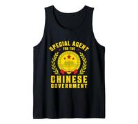 Divertente Cospirazione Meme Satira Politica Internet Cina Umorismo Canotta