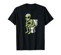 Divertente costume da alieno per gli amanti del bagno e degli alieni Maglietta