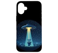 Divertente costume da bagno alieno per gli amanti degli scherzi UFO Custodia per iPhone 16 Plus