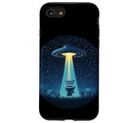 Divertente costume da bagno alieno per gli amanti degli scherzi UFO Custodia per iPhone SE (2020) / 7 / 8